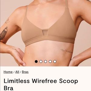 1 Pepper Limitless wirefree scoop bra size SMALL. Color: Tuscan